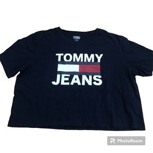 Tommy Hilfiger Tommy Jeans Oversized Crop Top Size Medium